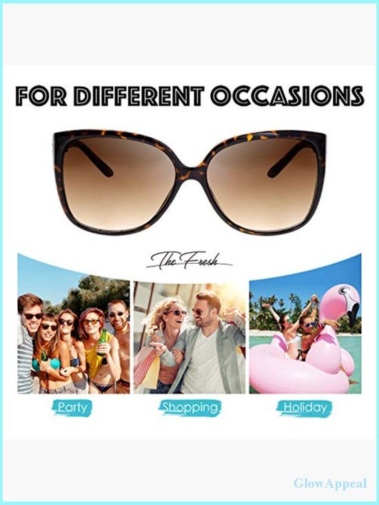 Oversized Cat Eye Butterfly Hybrid Fashion Sunglasses UV Protection Gift Box